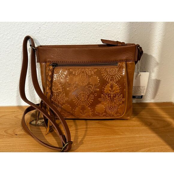 The Sak Women's Sanibel Leather Crossbody NWT - Picture 3 of 6